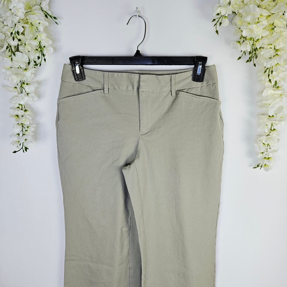 Eddie Bauer Curvy Fit Chino Pants Women 8 Khaki Tan Stretch Casual Office Career - Picture 3 of 12